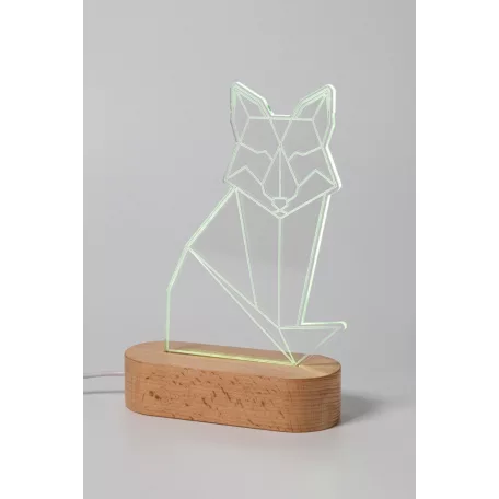 Woodify LED-es trófea, egyedi forma