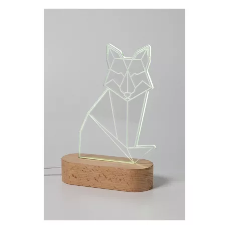 Woodify LED-es trófea, egyedi forma