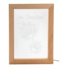 Woodiframe LED-es trófea