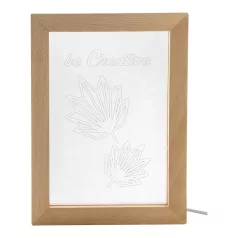 Woodiframe LED-es trófea