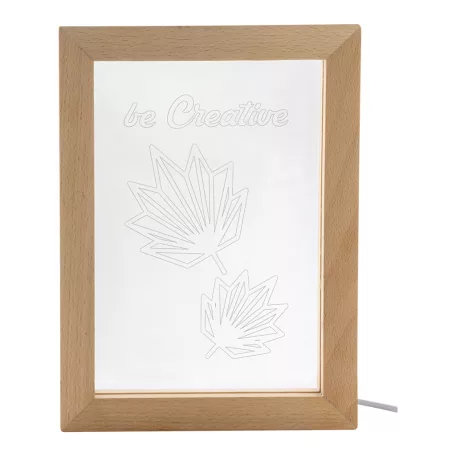 Woodiframe LED-es trófea