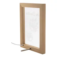 Woodiframe LED-es trófea