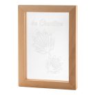 Woodiframe LED-es trófea