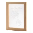 Woodiframe LED-es trófea