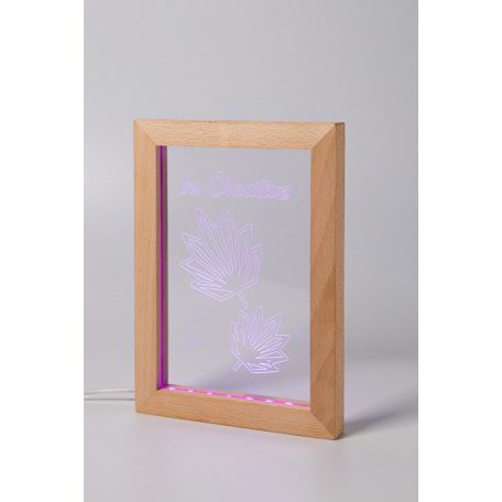 Woodiframe LED-es trófea