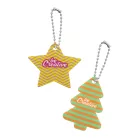 CreaFelt Key Xmas egyedi karácsonyi kulcstartó, csillag