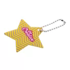 CreaFelt Key Xmas egyedi karácsonyi kulcstartó, csillag