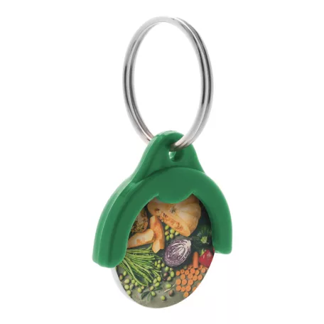 Token kulcstartós bevásárlókocsi érme