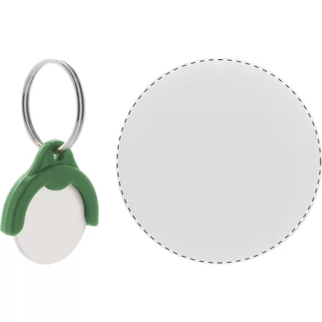 Token kulcstartós bevásárlókocsi érme