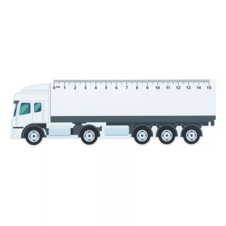 Trucker 15 kamion formájú vonalzó, 15 cm