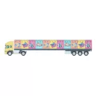 Trucker 30 kamion formájú vonalzó, 30 cm