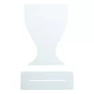 Clobor trófea alakú tábla