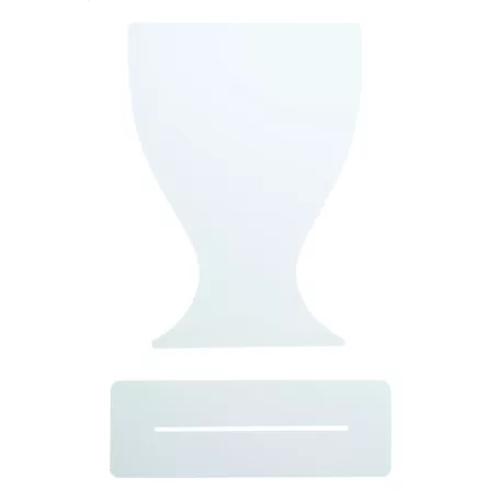 Clobor trófea alakú tábla