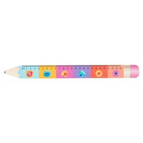 Sharpy 24 ceruza formájú vonalzó, 24 cm