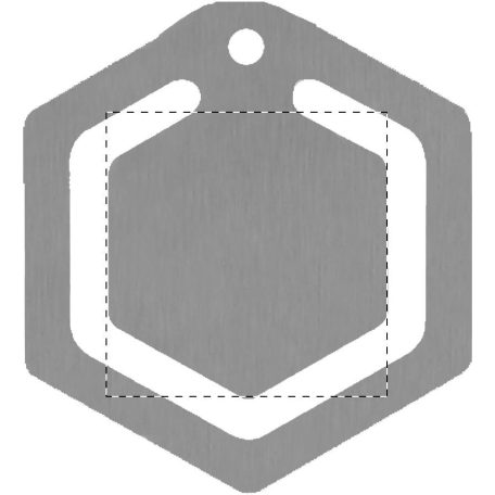 Edelmark oldaljelölő, hatszög