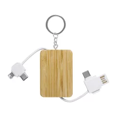 Edulis kulcstartó USB töltőkábellel