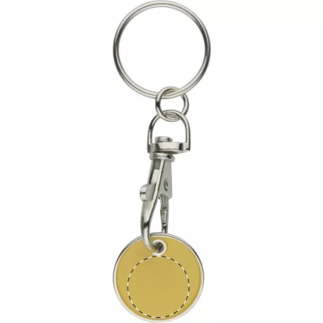 Eurocoin kulcstartós bevásárlókocsi érme