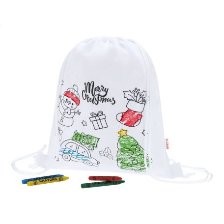Omira színezhető karácsonyi hátizsák