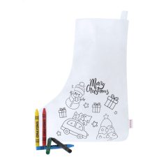 Osvel színezhető karácsonyi zokni