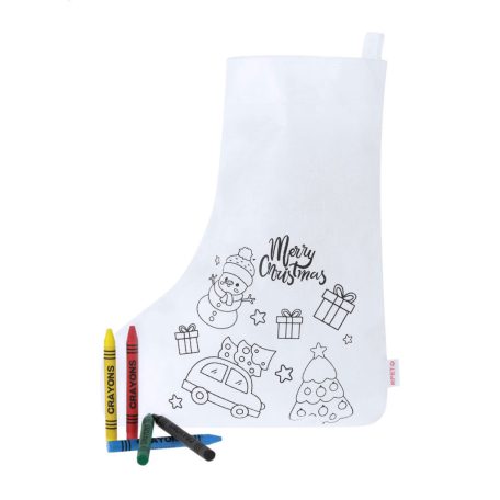 Osvel színezhető karácsonyi zokni