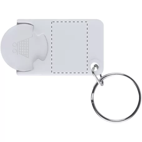 Trolex kulcstartós bevásárlókocsi érme