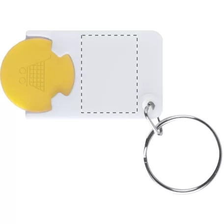 Trolex kulcstartós bevásárlókocsi érme