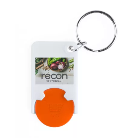 Trolex kulcstartós bevásárlókocsi érme