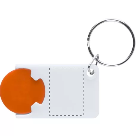 Trolex kulcstartós bevásárlókocsi érme