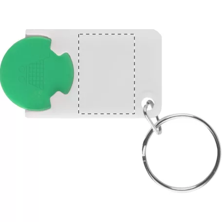 Trolex kulcstartós bevásárlókocsi érme