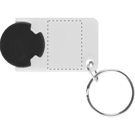 Trolex kulcstartós bevásárlókocsi érme