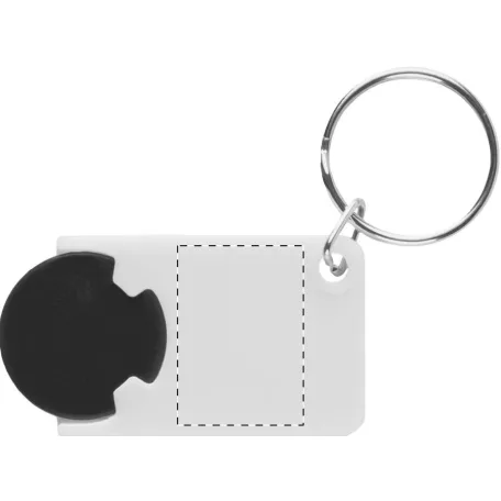 Trolex kulcstartós bevásárlókocsi érme