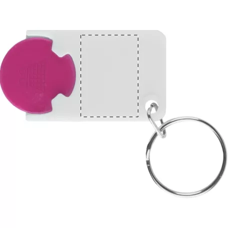 Trolex kulcstartós bevásárlókocsi érme