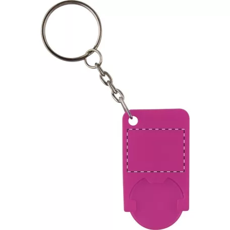 Beka kulcstartós bevásárlókocsi érme