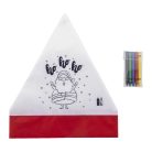 Julfar Hat színezhető Mikulássapka