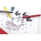 Julfar Hat színezhető Mikulássapka