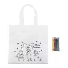 Julfar Shop színezhető karácsonyi táska