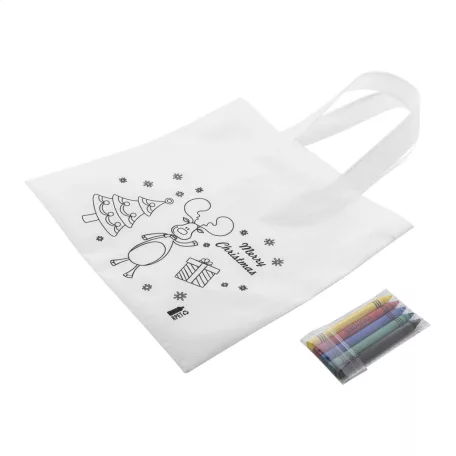 Julfar Shop színezhető karácsonyi táska
