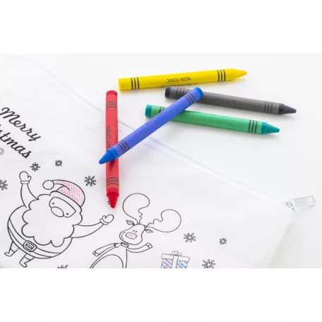 Julfar Draw színezhető karácsonyi tolltartó