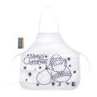 Julfar Cook színezhető karácsonyi kötény gyerekeknek