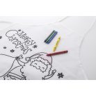 Julfar Cook színezhető karácsonyi kötény gyerekeknek