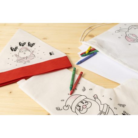 Julfar Gift színezhető karácsonyi zokni