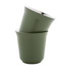 Copsul újrahasznosított rozsdamentes acél eszpresszó csésze szett