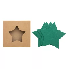 Vagnes RPET karácsonyi poháralátét szett