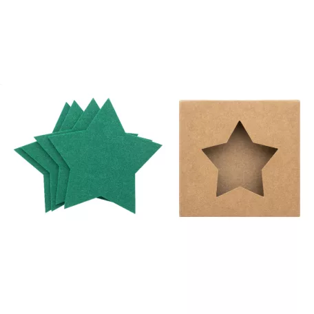 Vagnes RPET karácsonyi poháralátét szett