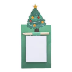 Julliste karácsonyi mágneses jegyzettömb, karácsonyfa