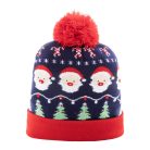 Norrsken karácsonyi LED-es téli sapka, Mikulás