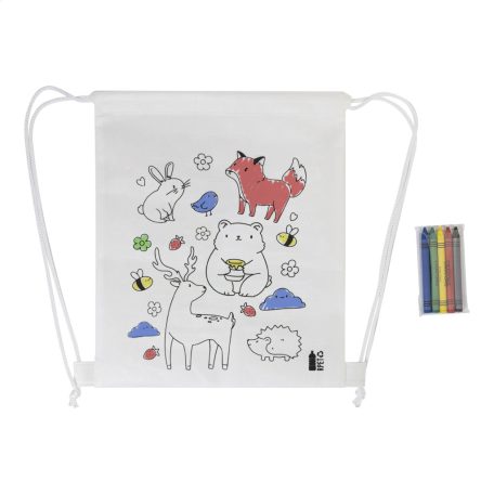 Zocolo RPET színezhető hátizsák, állatok