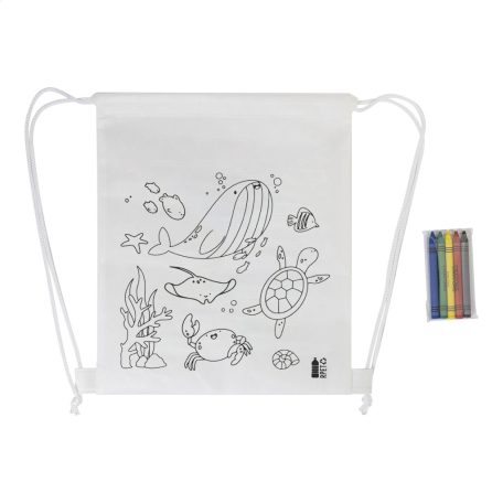 Zocolo RPET színezhető hátizsák, tenger