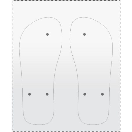 Suboslip szublimációs strandpapucs