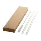 GlasSip üveg szívószál szett